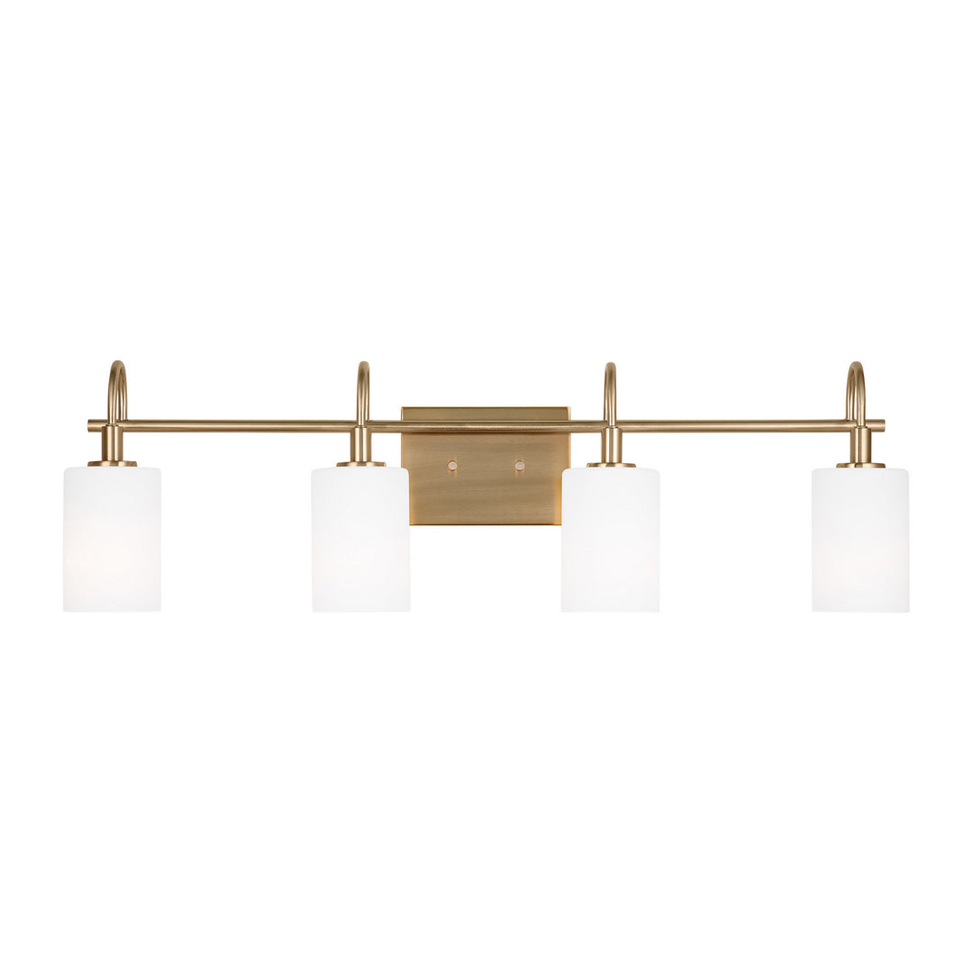 Visual Comfort Studio Oak Moore 4457104EN3-848 Bath Vanity Light 34 in. wide - Satin Brass