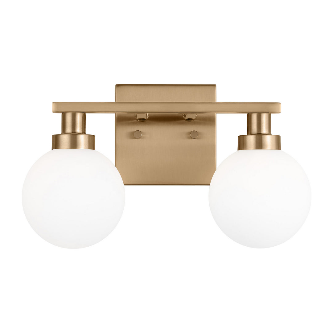 Visual Comfort Studio Clybourn 4461602-848 Bath Vanity Light 14 in. wide - Satin Brass