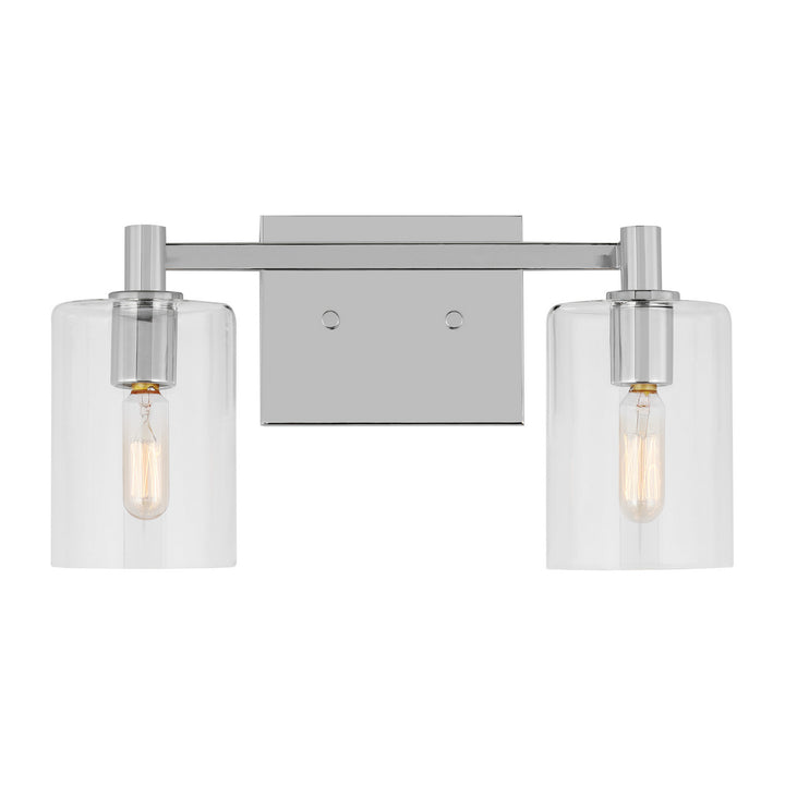 Visual Comfort Studio Fullton 4464202-05 Bath Vanity Light 15 in. wide - Chrome