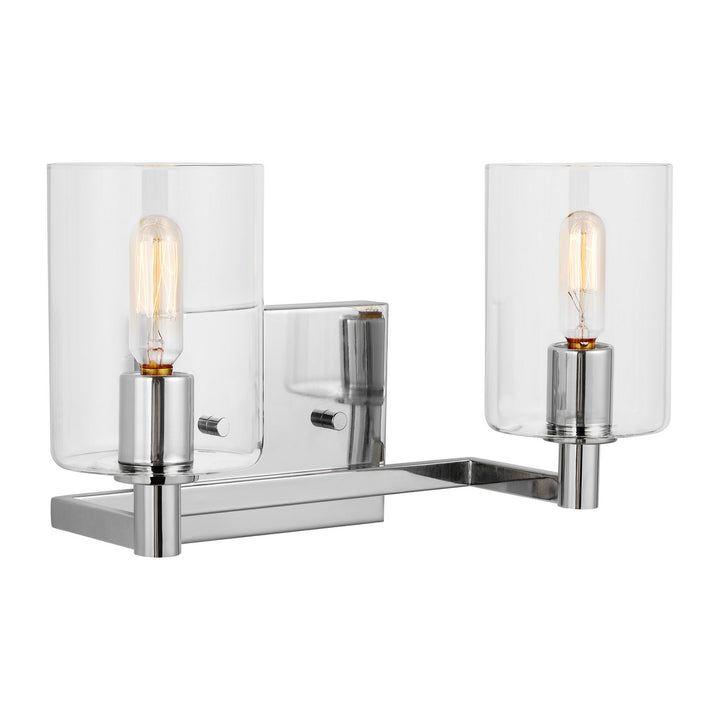 Visual Comfort Studio Fullton 4464202-05 Bath Vanity Light 15 in. wide - Chrome