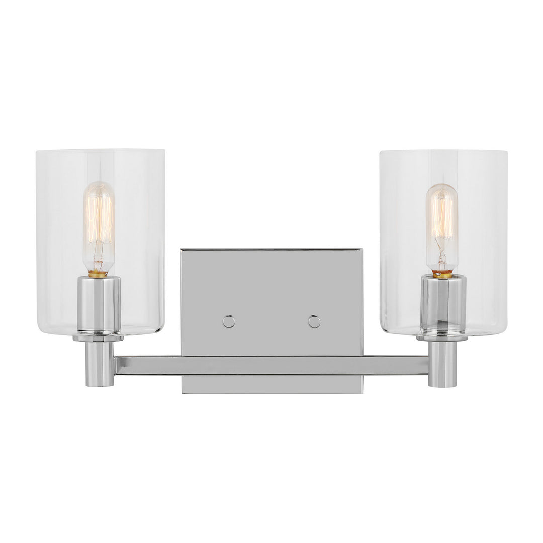 Visual Comfort Studio Fullton 4464202-05 Bath Vanity Light 15 in. wide - Chrome