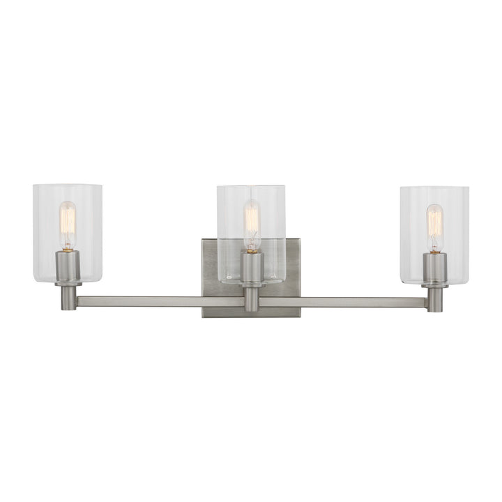 Visual Comfort Studio Fullton 4464203EN-962 Bath Vanity Light 25 in. wide - Brushed Nickel