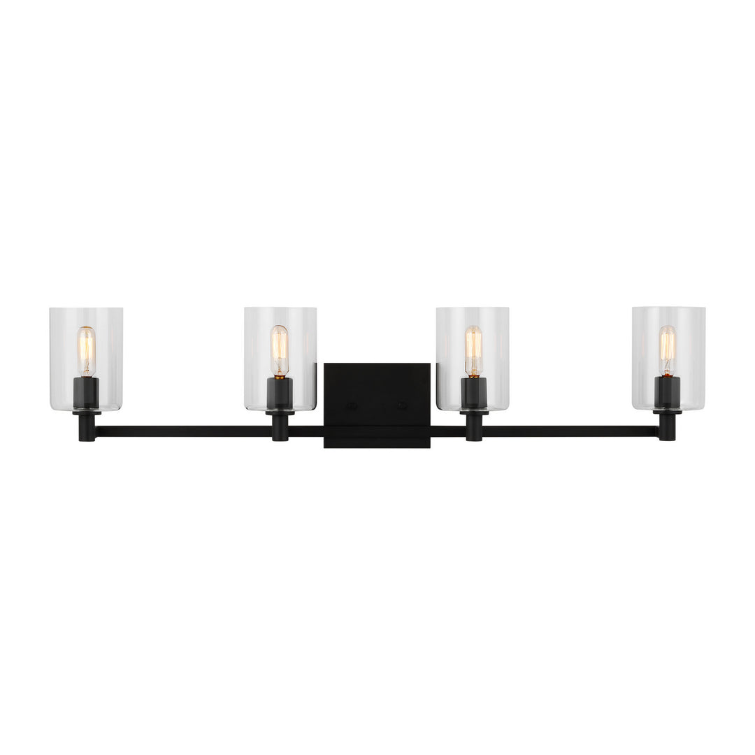 Visual Comfort Studio Fullton 4464204-112 Bath Vanity Light 35 in. wide - Midnight Black