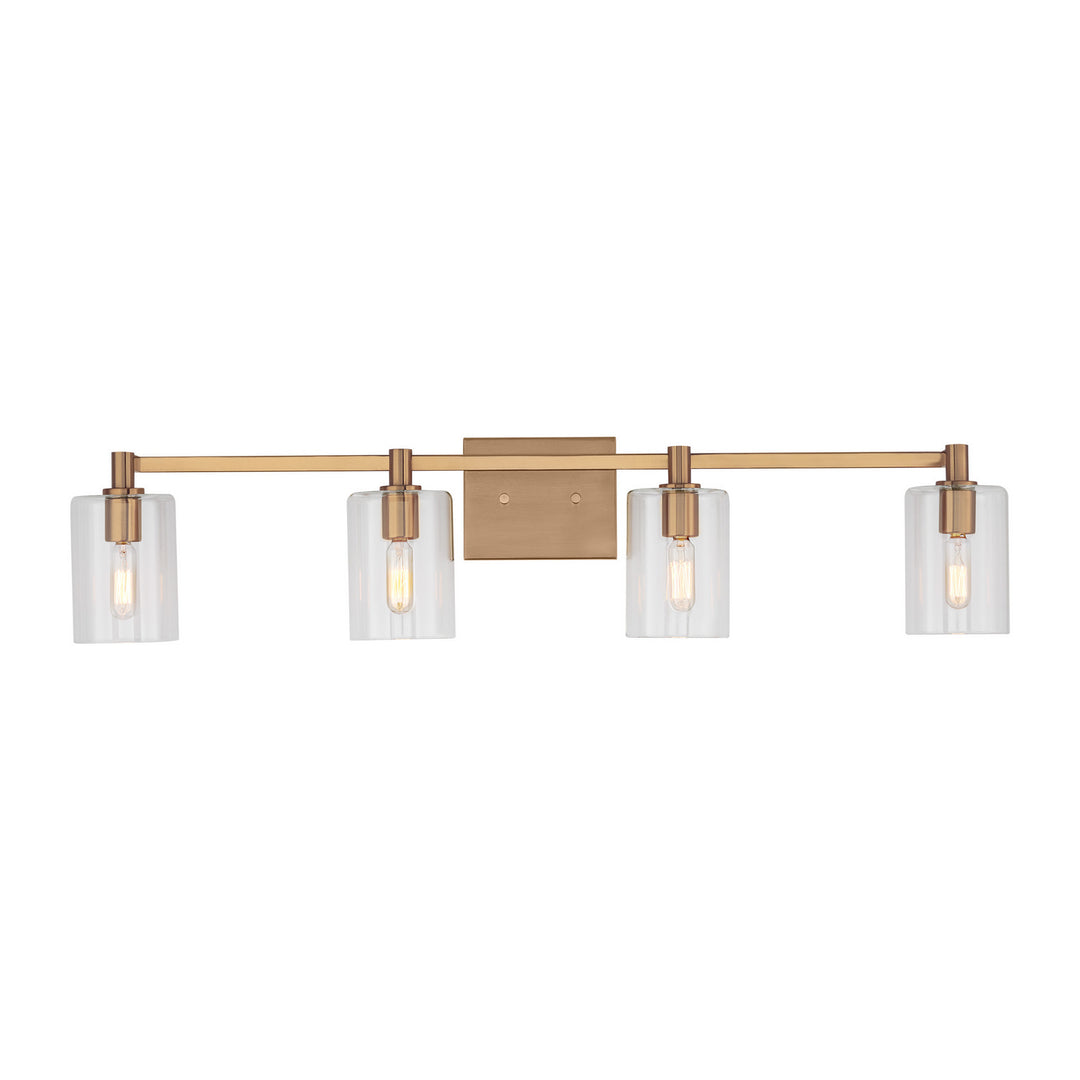 Visual Comfort Studio Fullton 4464204-848 Bath Vanity Light 35 in. wide - Satin Brass