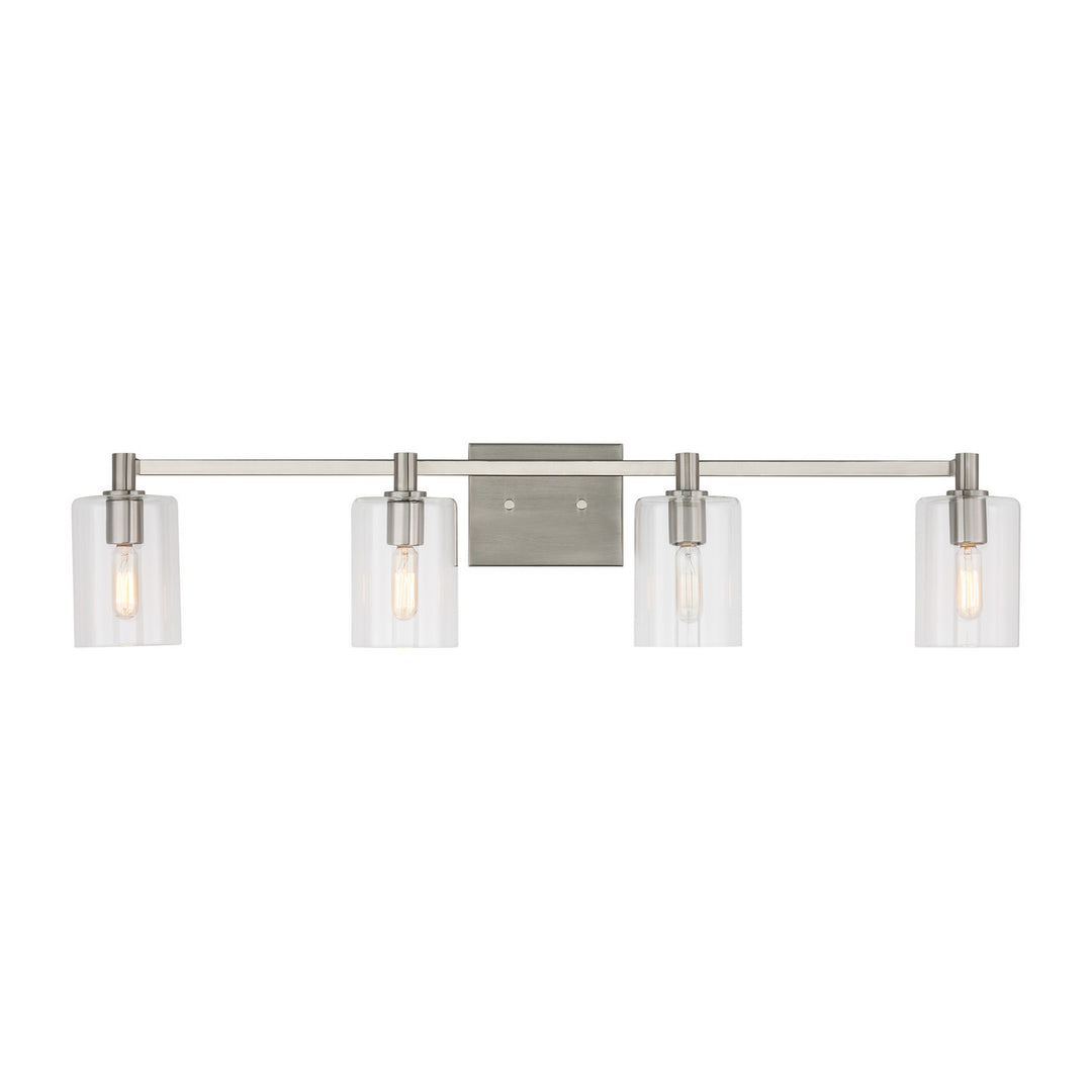 Visual Comfort Studio Fullton 4464204-962 Bath Vanity Light 35 in. wide - Brushed Nickel