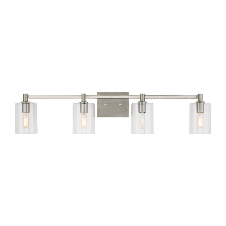 Visual Comfort Studio Fullton 4464204-962 Bath Vanity Light 35 in. wide - Brushed Nickel