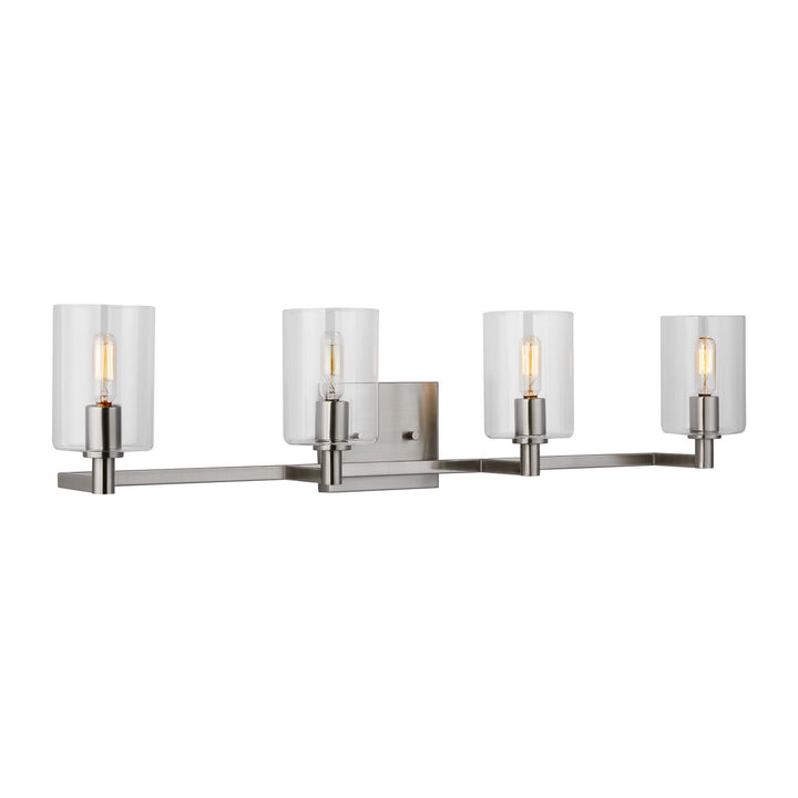 Visual Comfort Studio Fullton 4464204-962 Bath Vanity Light 35 in. wide - Brushed Nickel
