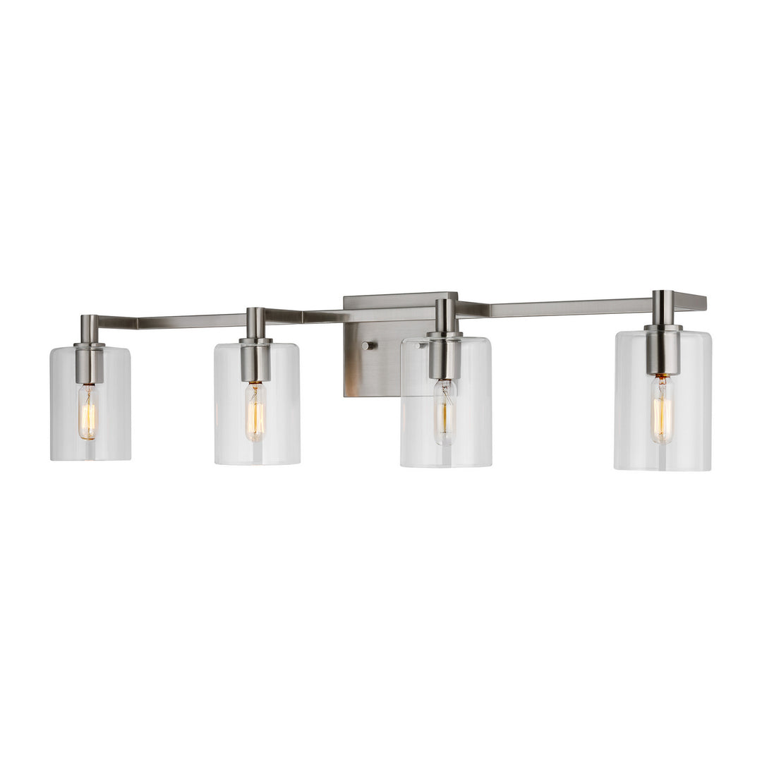 Visual Comfort Studio Fullton 4464204-962 Bath Vanity Light 35 in. wide - Brushed Nickel