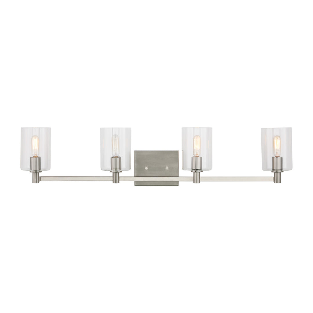 Visual Comfort Studio Fullton 4464204-962 Bath Vanity Light 35 in. wide - Brushed Nickel