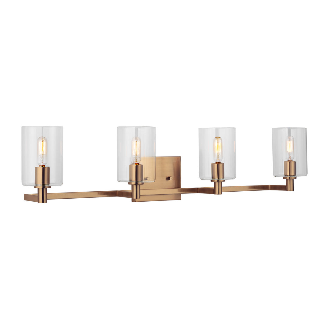 Visual Comfort Studio Fullton 4464204EN-848 Bath Vanity Light 35 in. wide - Satin Brass