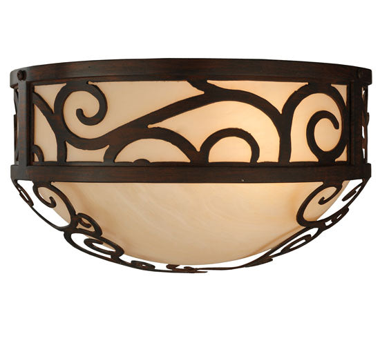 Meyda Tiffany Lilliana 127259 Ceiling Light - Red Rust