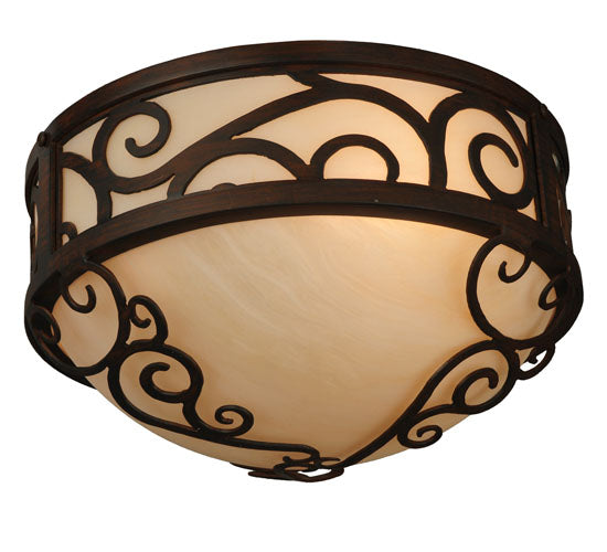 Meyda Tiffany Lilliana 127259 Ceiling Light - Red Rust