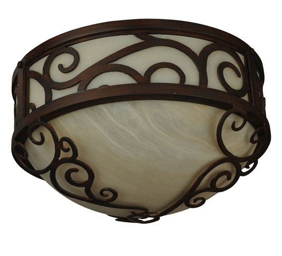 Meyda Tiffany Lilliana 127259 Ceiling Light - Red Rust