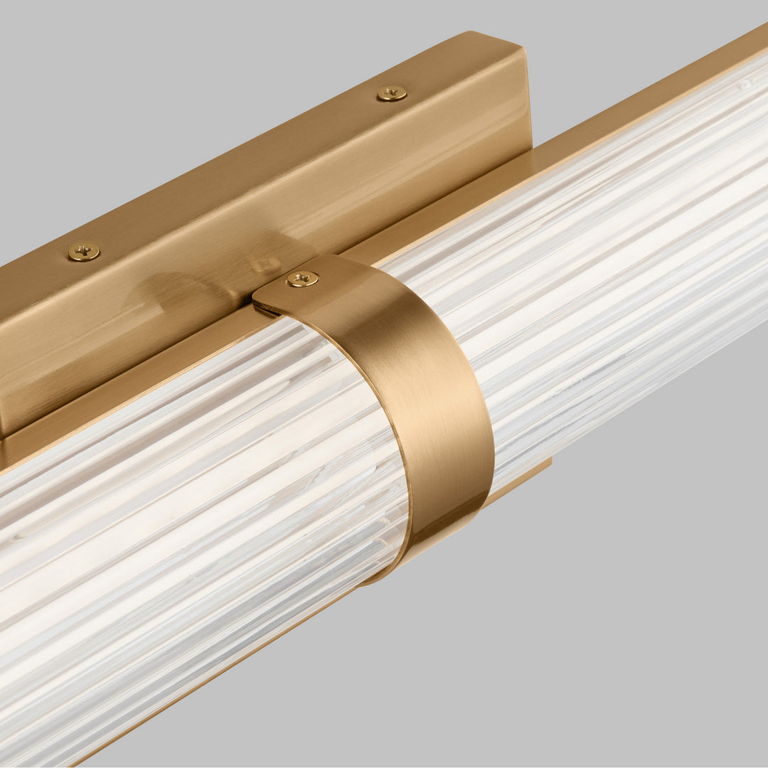Visual Comfort Studio Syden 4559293S-848 Bath Vanity Light 5 in. wide - Satin Brass
