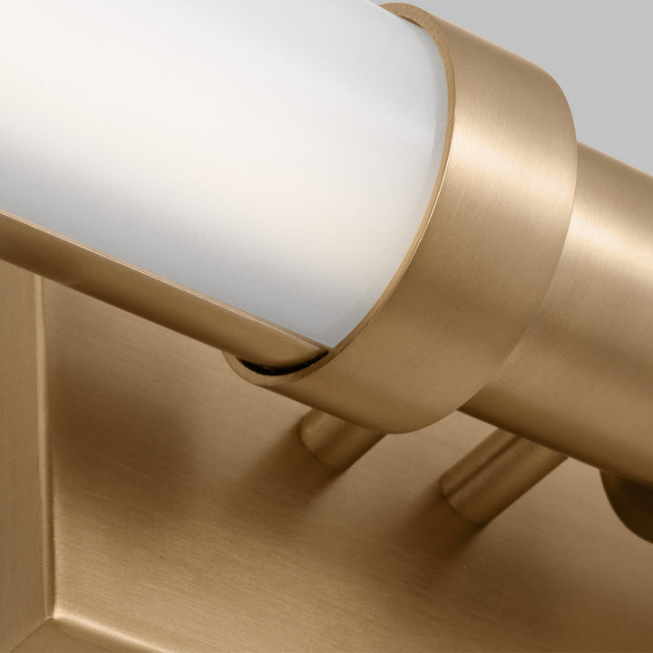 Visual Comfort Studio Kiel 4604093S-848 Bath Vanity Light 5 in. wide - Satin Brass