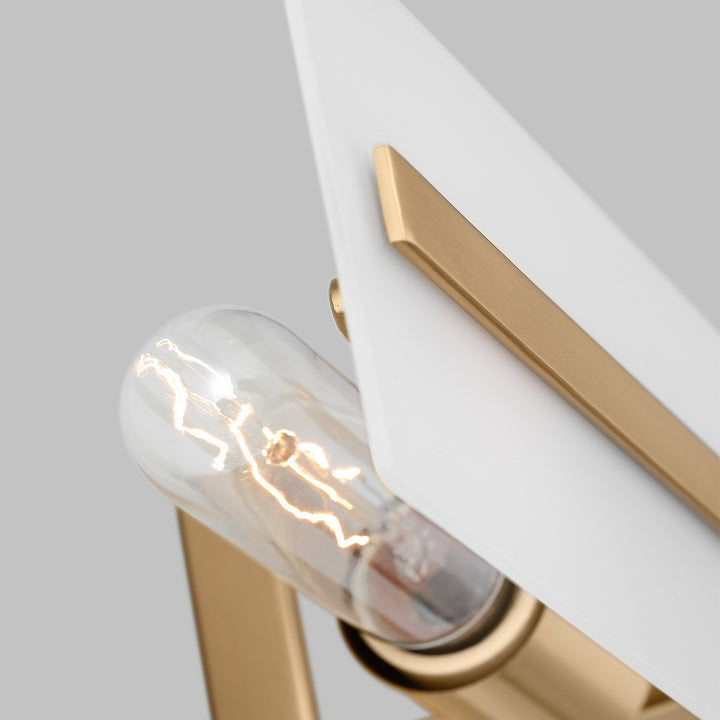 Visual Comfort Studio Dex 4654303-848 Bath Vanity Light 5 in. wide - Satin Brass
