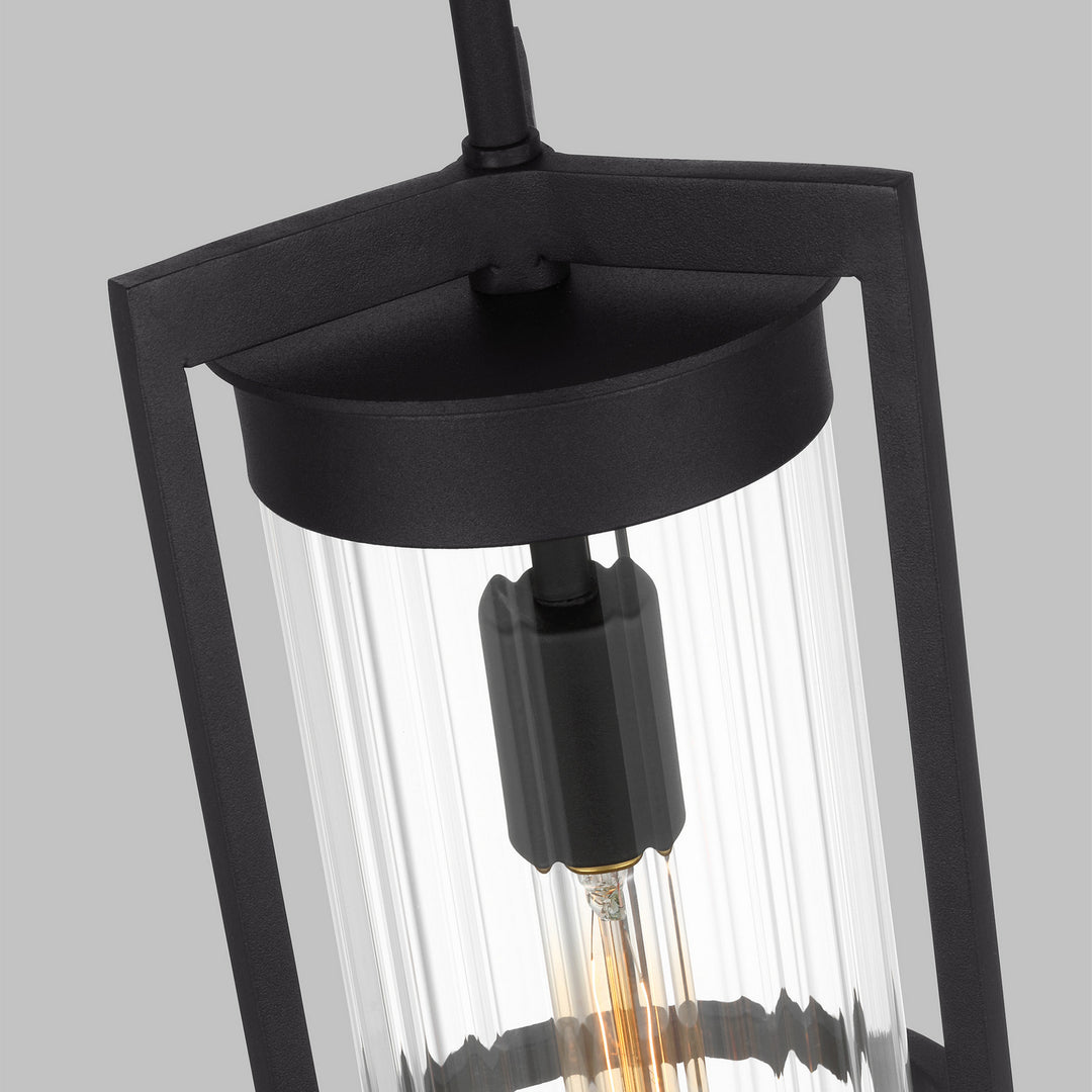 Visual Comfort Studio 6226701-12 Alcona One Light Outdoor Pendant Outdoor Black