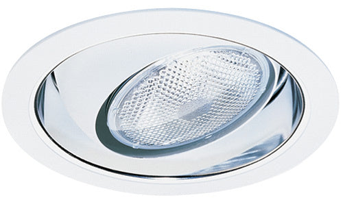 Elco Lighting EL419BW  Regressed Eyeball With Reflector Trim Recessed Light White