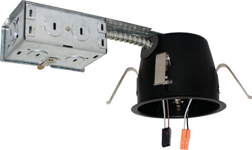 Elco Lighting EL492RICDXA  Shallow Remodel Dedicated Led Housing Recessed Light Black