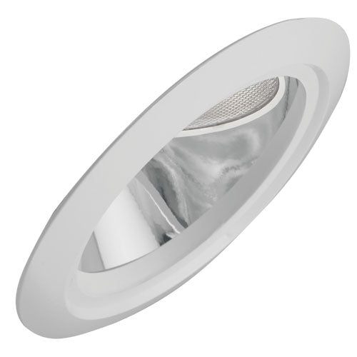 Elco Lighting EL604C  Super Sloped Reflector With Gimbal Trim Recessed Light White