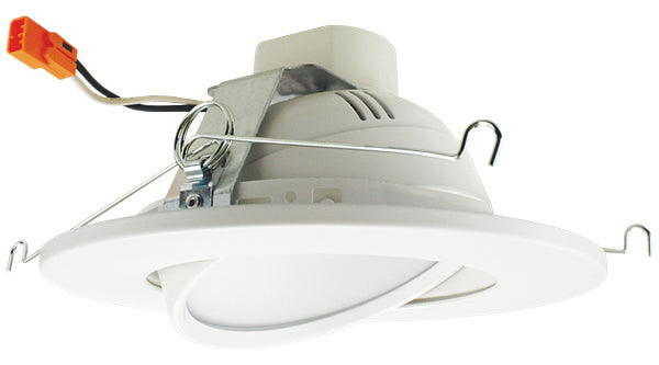 Elco Lighting EL61330W  Led Adjustable Gimbal Recessed Light Gray