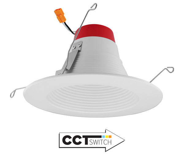 Elco Lighting EL621CT5W  Led Deep Baffle Recessed Light White