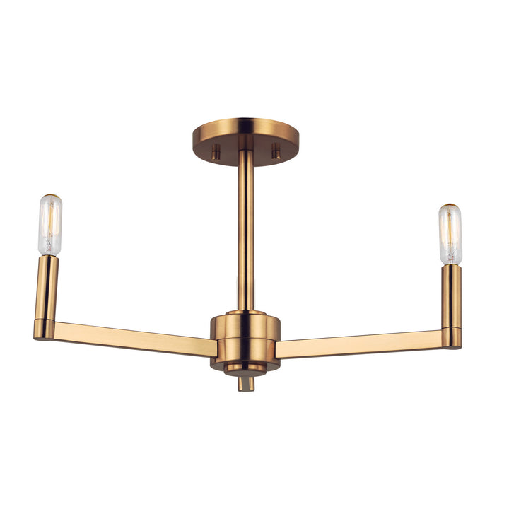 Visual Comfort Studio Fullton 7764203-848 Ceiling Light - Satin Brass