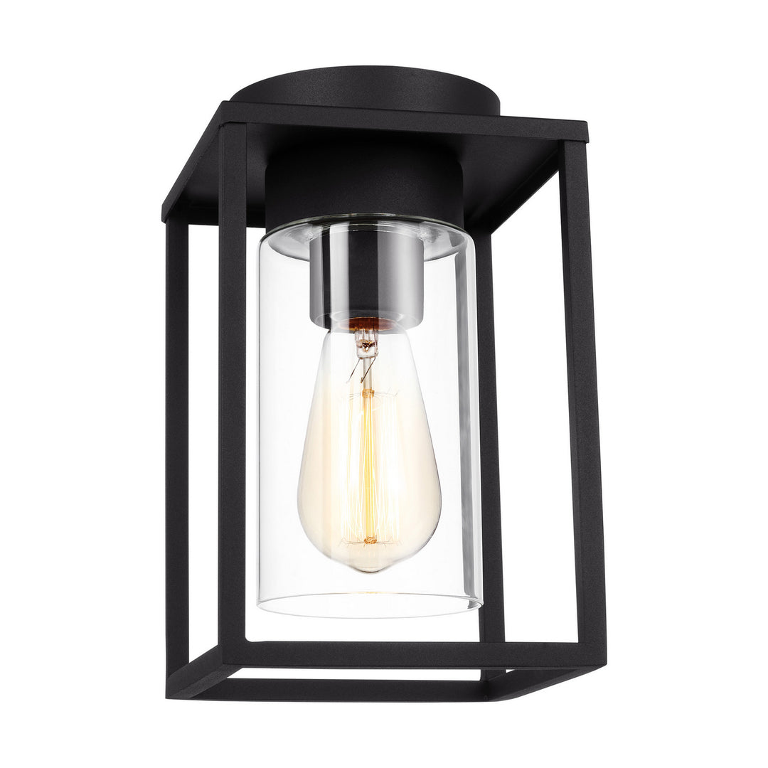 Visual Comfort Studio 7831101-12 Vado One Light Outdoor Flush Mount Outdoor Black