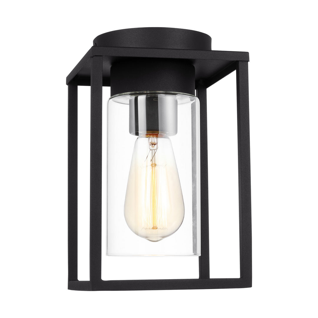 Visual Comfort Studio 7831101-12 Vado One Light Outdoor Flush Mount Outdoor Black
