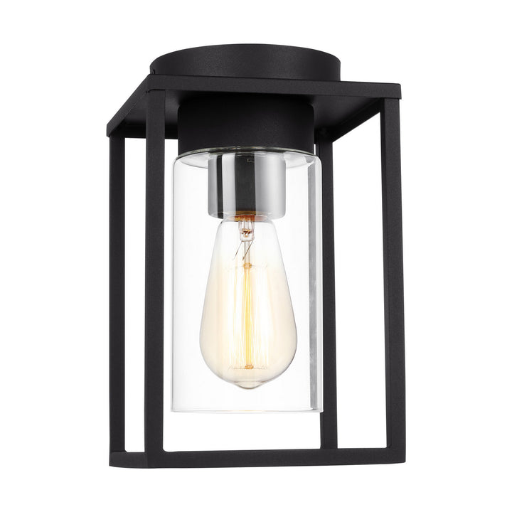 Visual Comfort Studio 7831101-12 Vado One Light Outdoor Flush Mount Outdoor Black