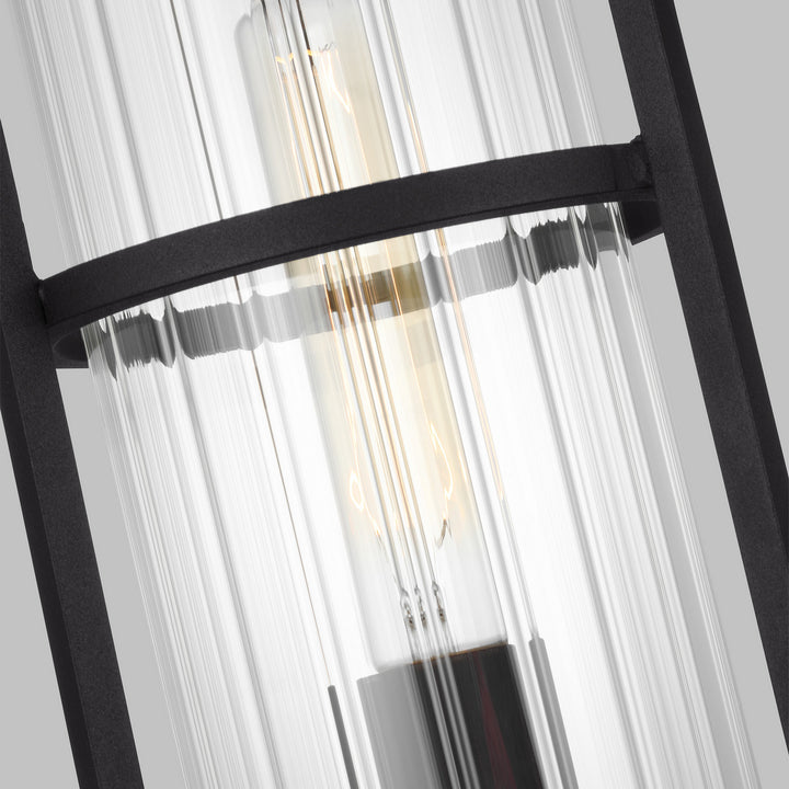 Visual Comfort Studio 8226701-12 Alcona One Light Outdoor Post Lantern Outdoor Black