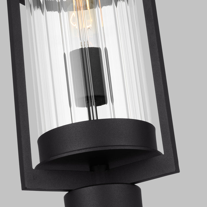 Visual Comfort Studio 8226701-12 Alcona One Light Outdoor Post Lantern Outdoor Black