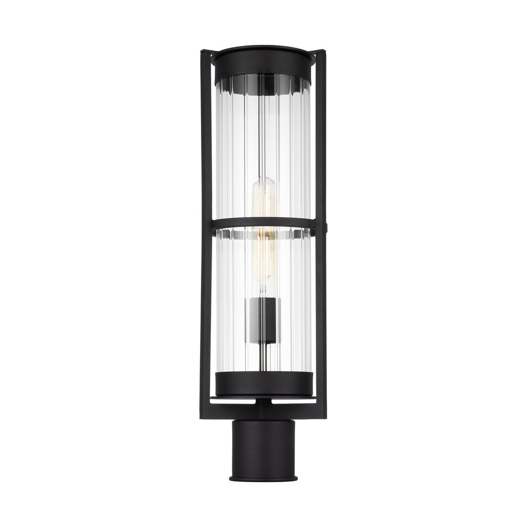 Visual Comfort Studio 8226701-12 Alcona One Light Outdoor Post Lantern Outdoor Black