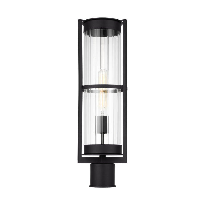 Visual Comfort Studio 8226701-12 Alcona One Light Outdoor Post Lantern Outdoor Black
