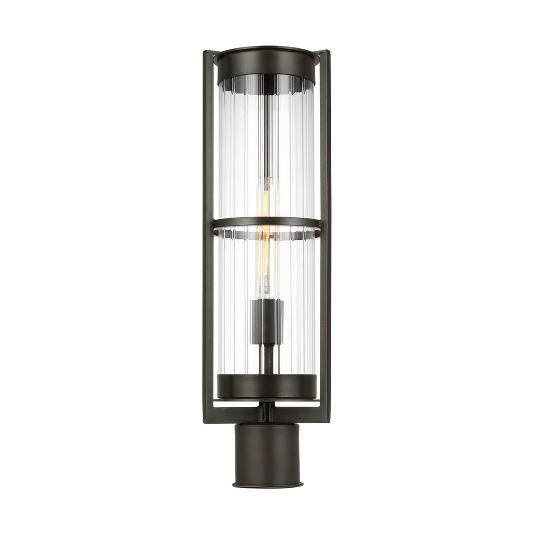 Visual Comfort Studio 8226701-71 Alcona One Light Outdoor Post Lantern Outdoor Bronze / Dark