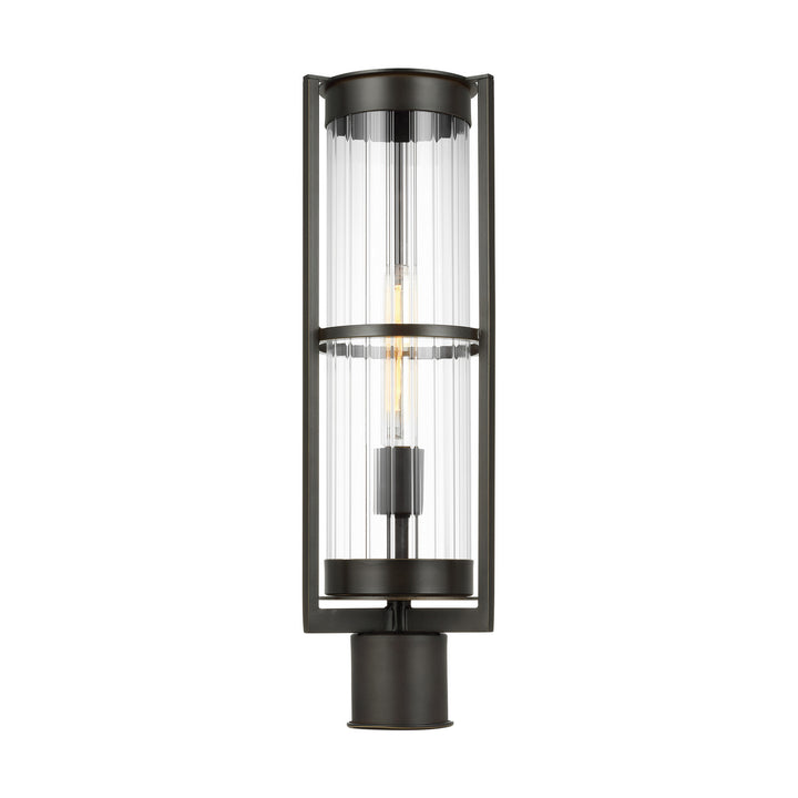 Visual Comfort Studio 8226701-71 Alcona One Light Outdoor Post Lantern Outdoor Bronze / Dark