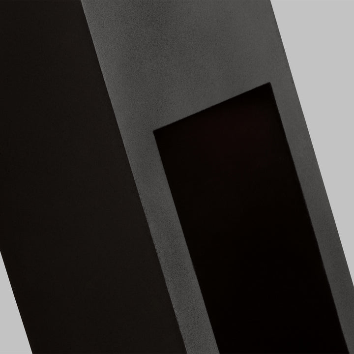 Visual Comfort Studio 8557793S-12 Testa Led Outdoor Wall Lantern Outdoor Black