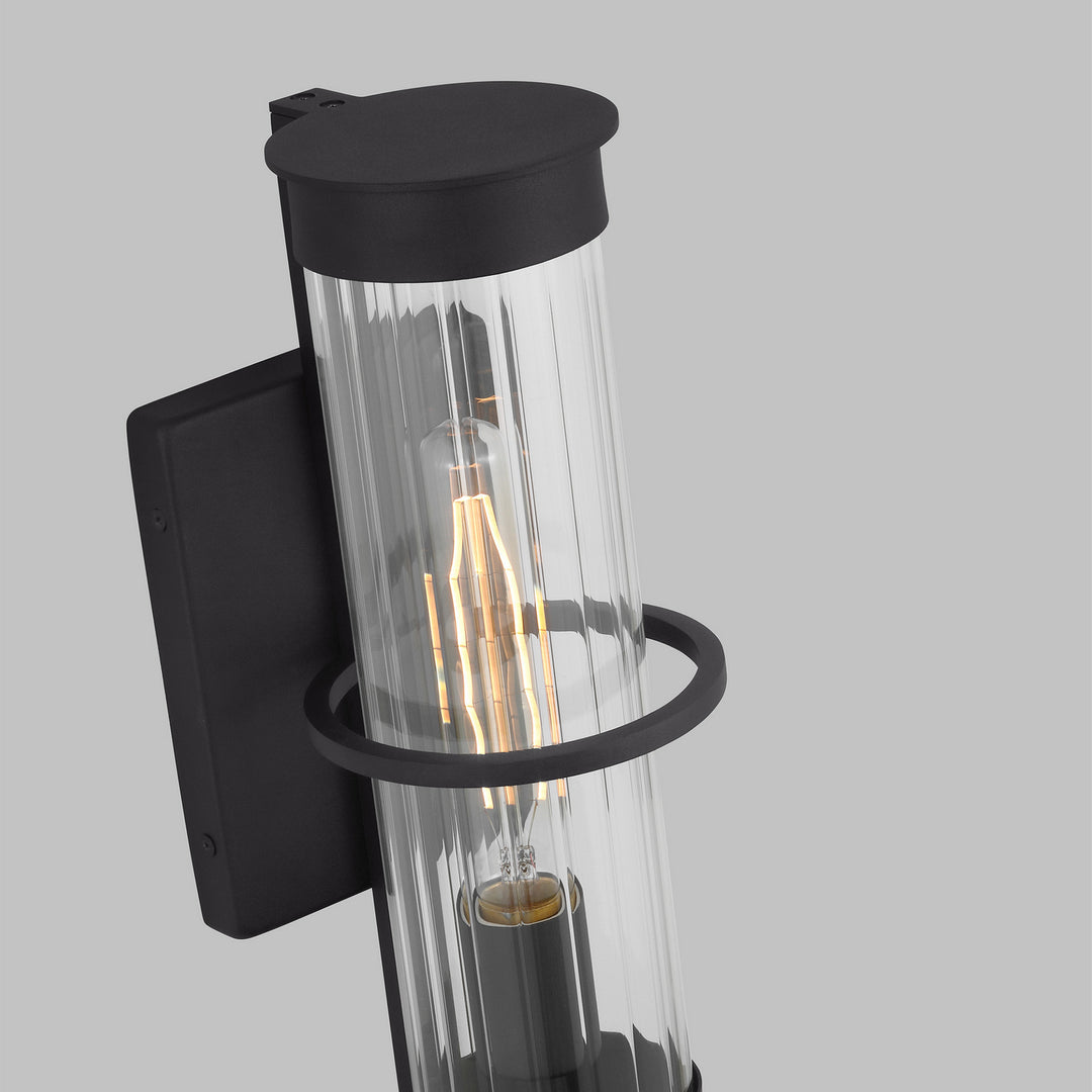 Visual Comfort Studio 8626701-12 Alcona One Light Outdoor Wall Lantern Outdoor Black