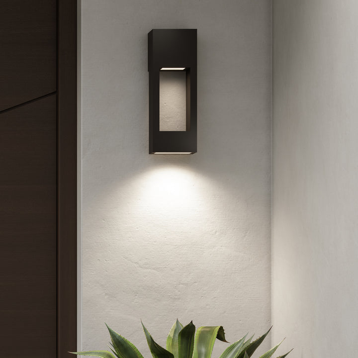 Visual Comfort Studio 8657793S-12 Testa Led Outdoor Wall Lantern Outdoor Black