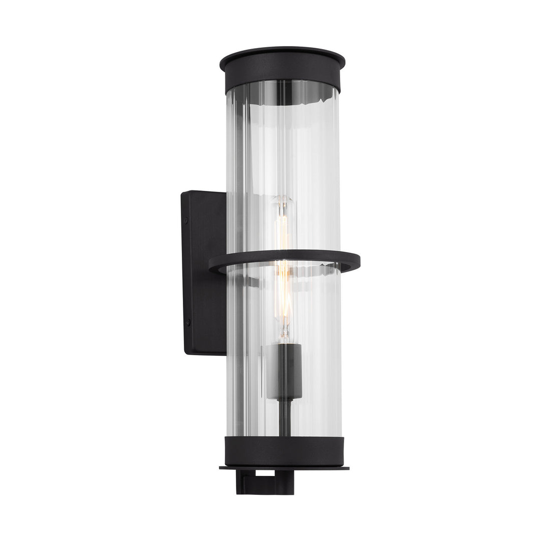 Visual Comfort Studio 8726701-12 Alcona One Light Outdoor Wall Lantern Outdoor Black