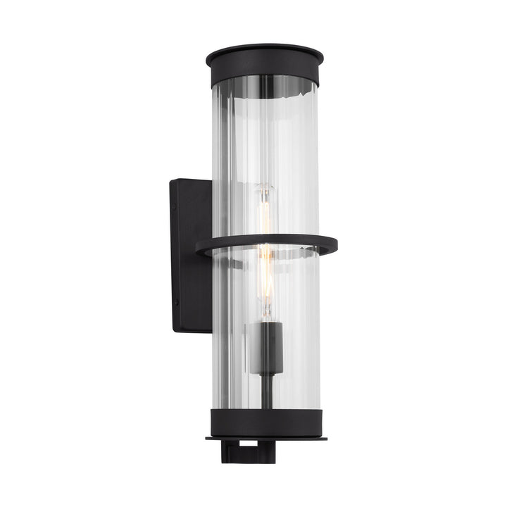 Visual Comfort Studio 8726701-12 Alcona One Light Outdoor Wall Lantern Outdoor Black