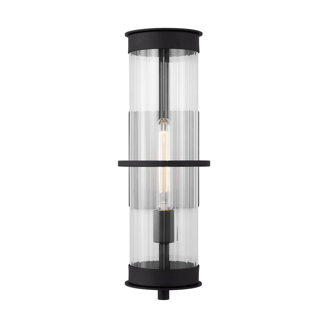 Visual Comfort Studio 8726701-12 Alcona One Light Outdoor Wall Lantern Outdoor Black