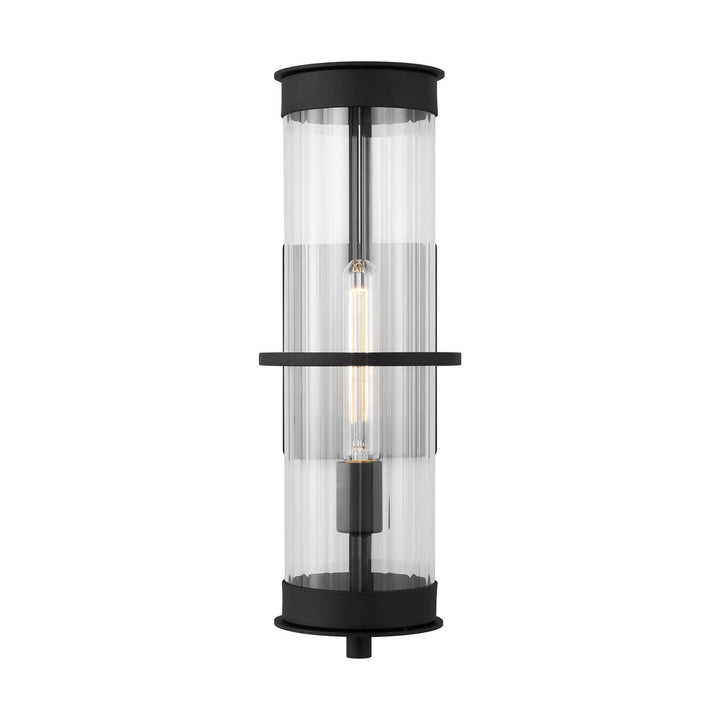 Visual Comfort Studio 8726701-12 Alcona One Light Outdoor Wall Lantern Outdoor Black