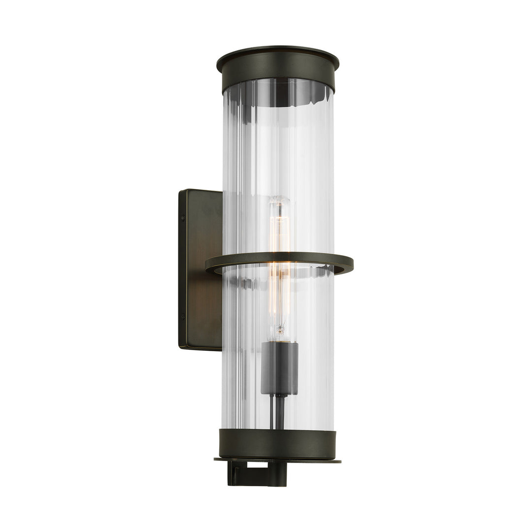 Visual Comfort Studio 8726701-71 Alcona One Light Outdoor Wall Lantern Outdoor Bronze / Dark
