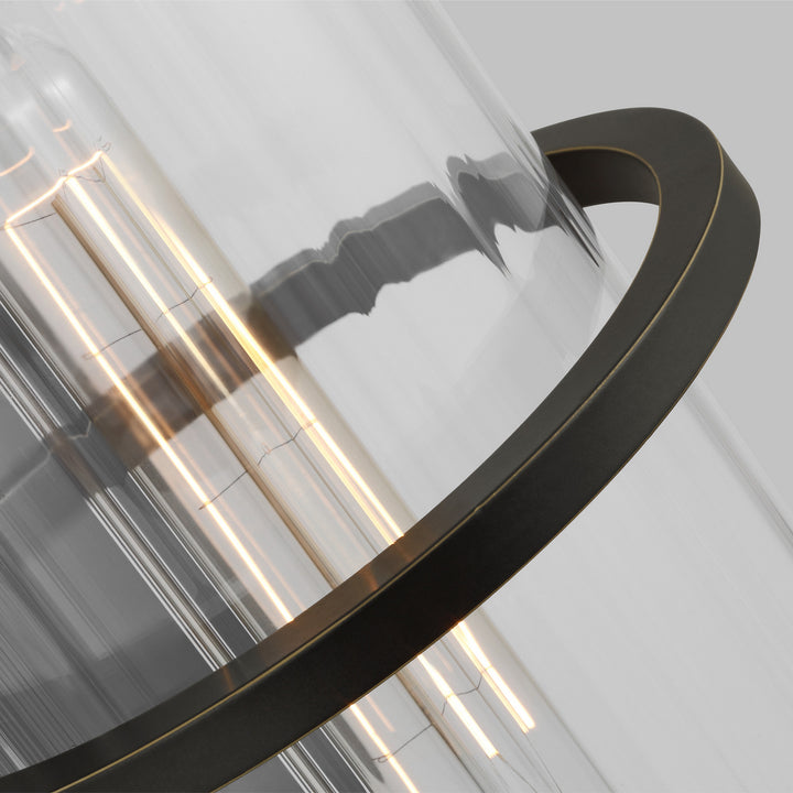 Visual Comfort Studio 8726701-71 Alcona One Light Outdoor Wall Lantern Outdoor Bronze / Dark