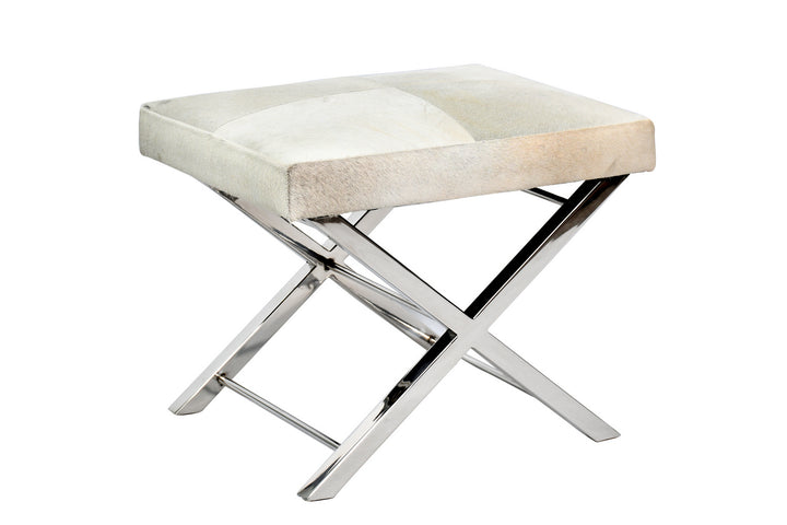 Bethel International 1296OT/CH/GREY   Furniture Chrome