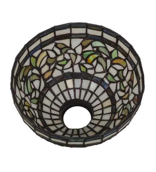 Meyda Tiffany Lighting 127295 Tiffany Turning Leaf Shade Lamp Shade Multicolored