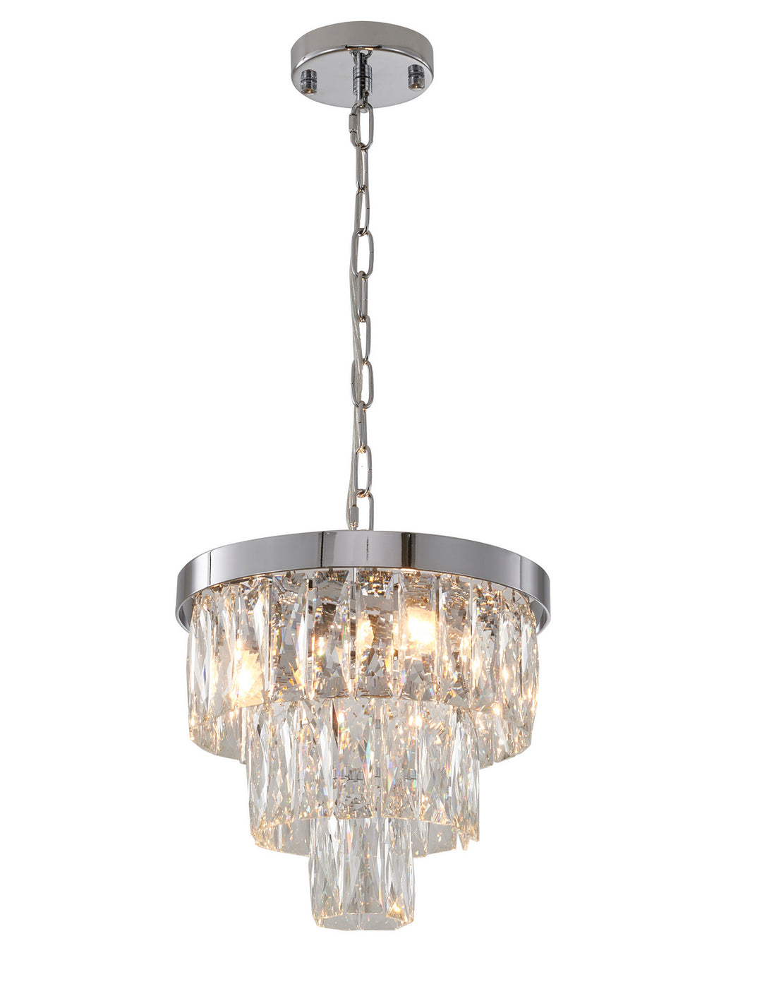 Bethel International OC37C12CH Chandelier Light - Chrome