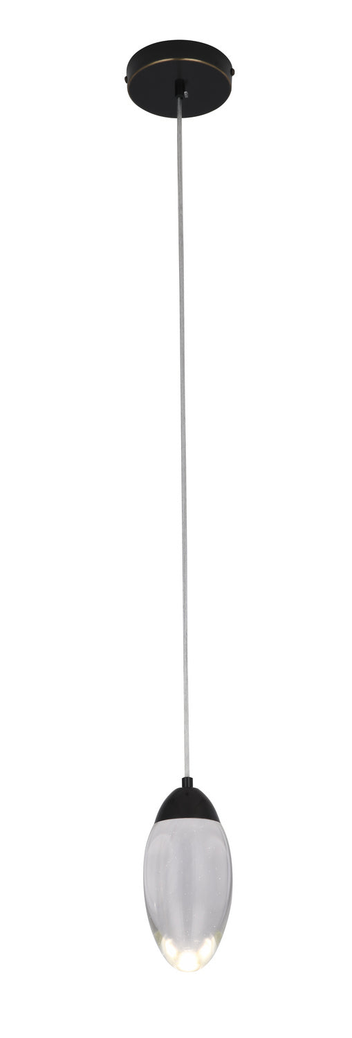 Bethel International OCH04P7BK Pendant Light - Matte Black