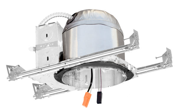 Elco Lighting EL760ICDXAEM  Shallow New Construction Dedicated Led Housing Recessed Light Gray